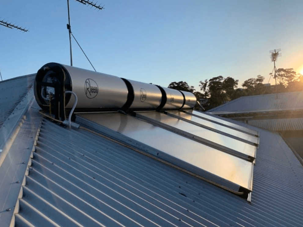 Solar Hot Water system installed by The Clean Plumber